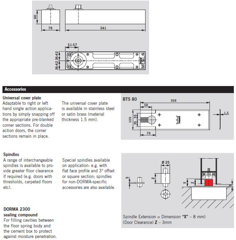 Dorma - BTS80 Series