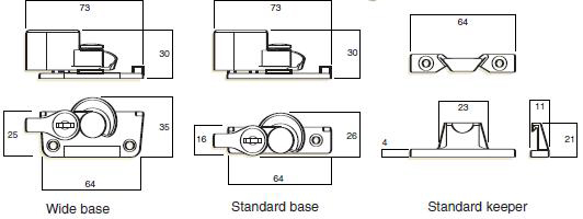 Keyed Sash Lock