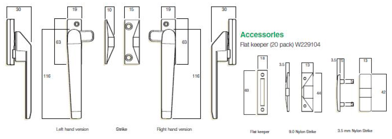 Series 25 Window Lock