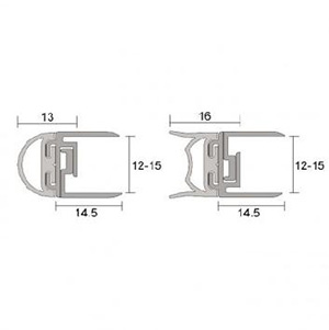 Kilargo- Meeting Stile Seals (Frameless Glass)